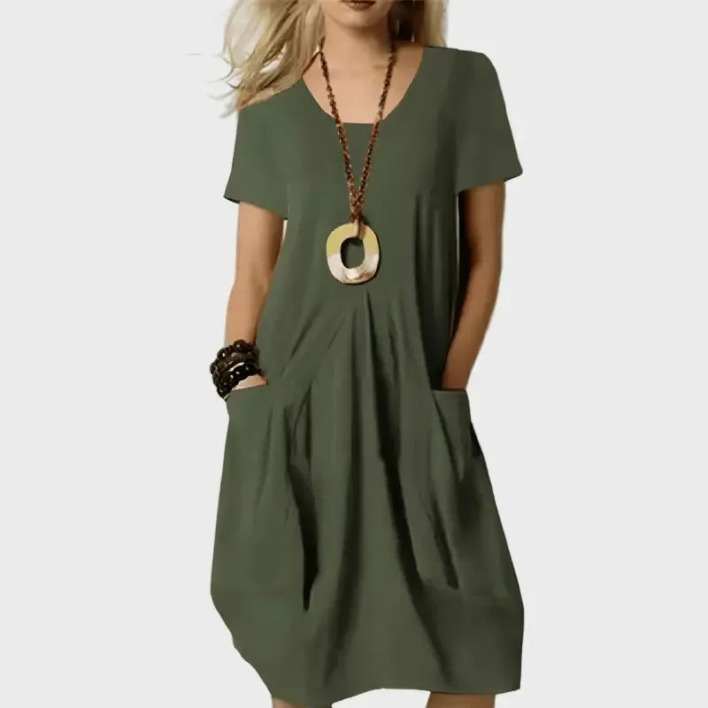 Casual Pocket Dress Luxe-london.uk
