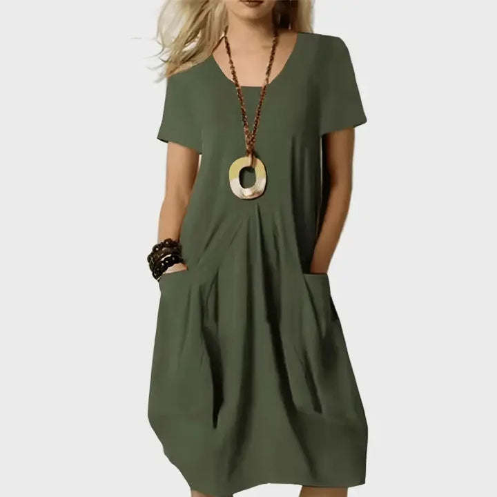 Casual Pocket Dress Luxe-london.uk