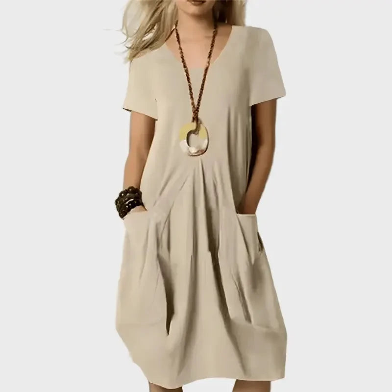 Casual Pocket Dress Luxe-london.uk