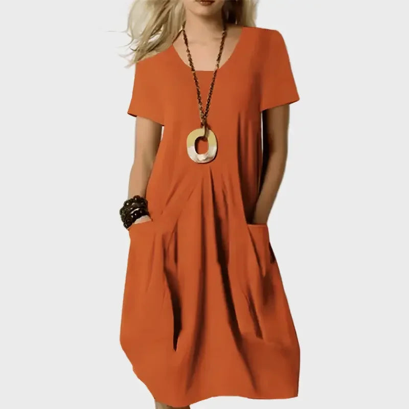 Casual Pocket Dress Luxe-london.uk