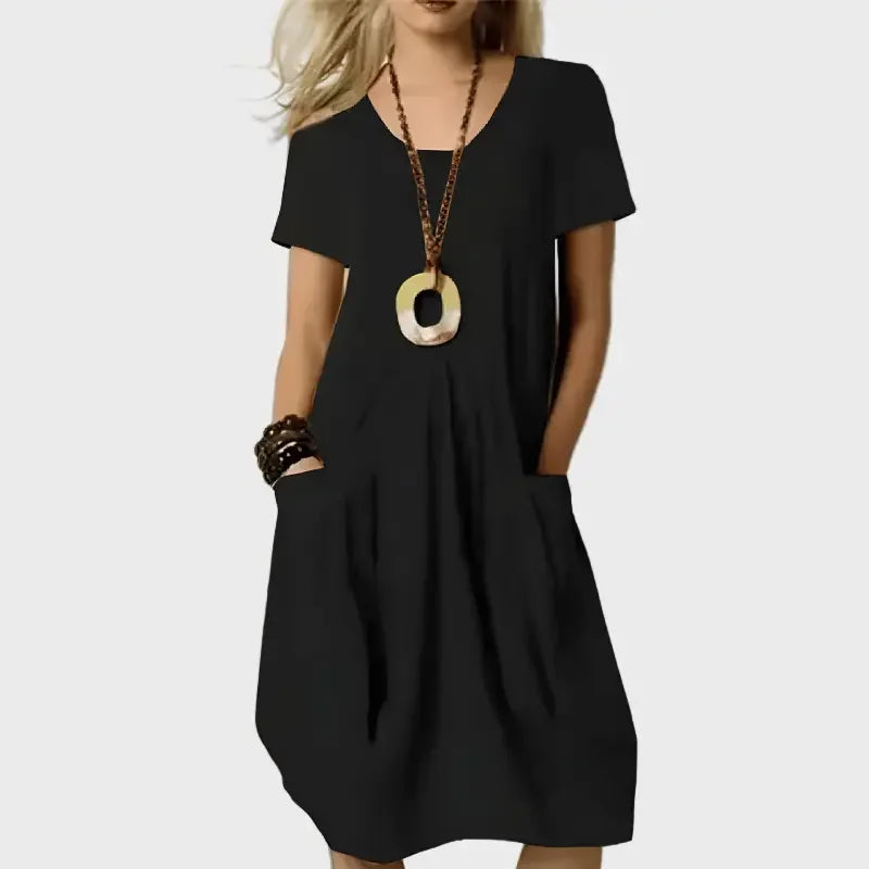 Casual Pocket Dress Luxe-london.uk