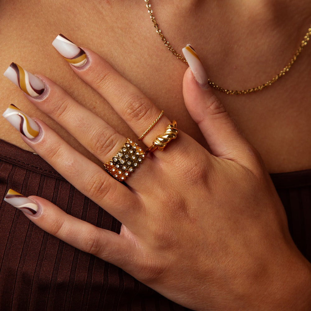 Twisted Rope Ring Jasmine's Boutique Australia