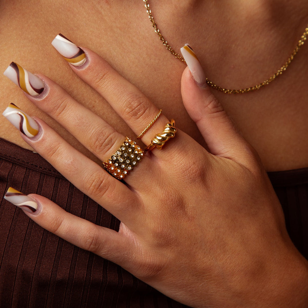 Twisted Rope Ring Jasmine's Boutique Australia