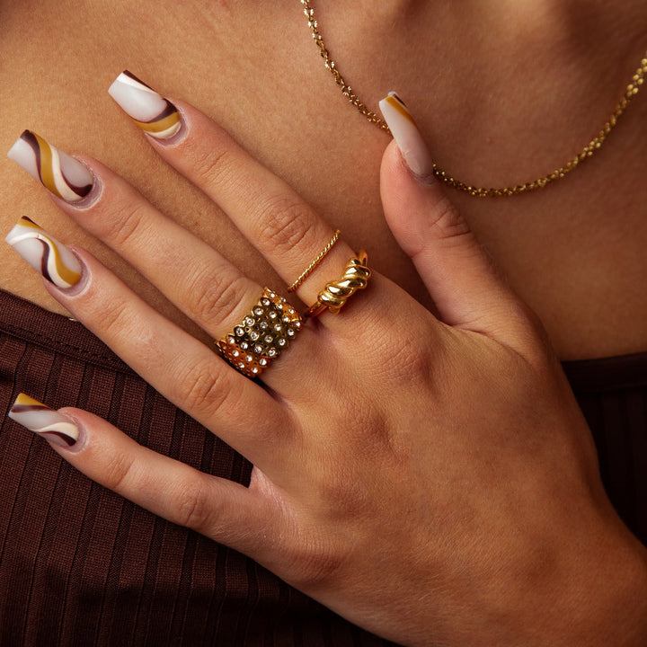 Twisted Rope Ring Jasmine's Boutique Australia