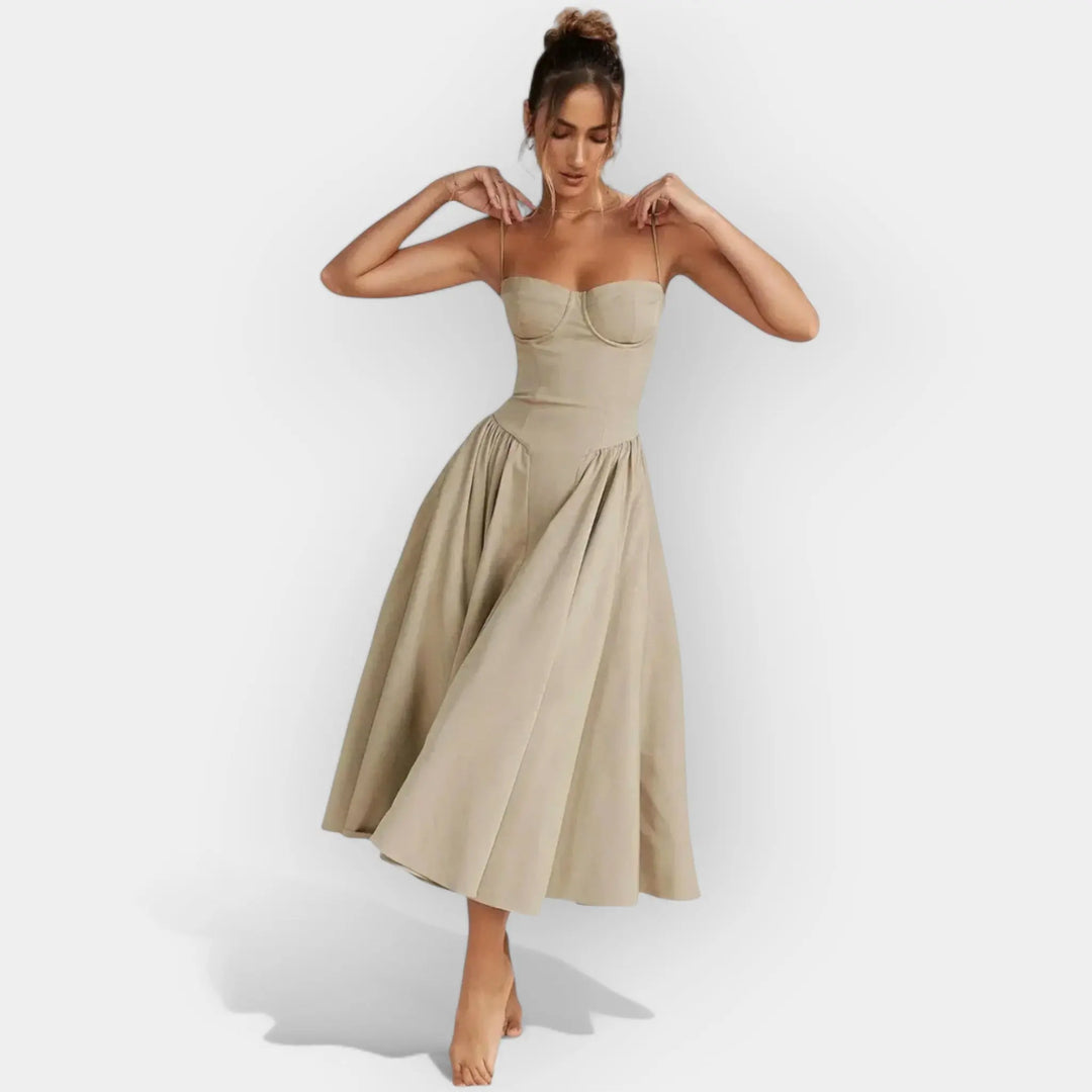 Refined Midi Dress for Summer Jasmine's Boutique Australia