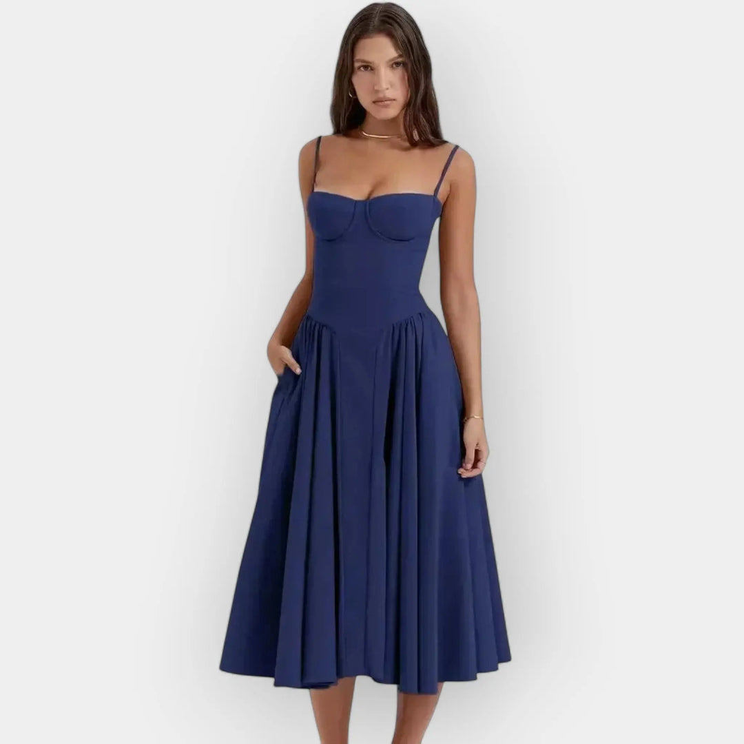 Refined Midi Dress for Summer Jasmine's Boutique Australia