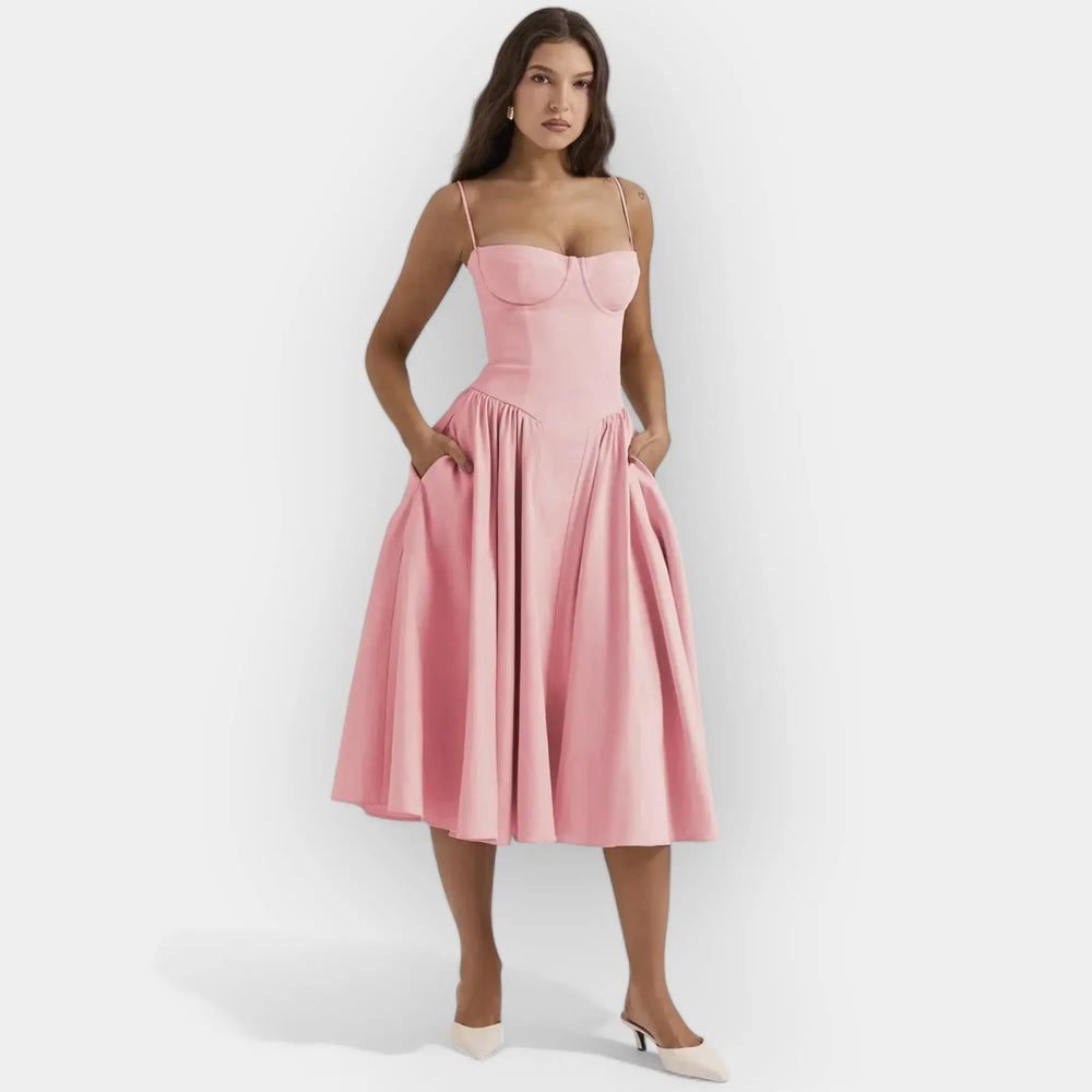Refined Midi Dress for Summer Jasmine's Boutique Australia