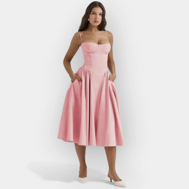 Refined Midi Dress for Summer Jasmine's Boutique Australia