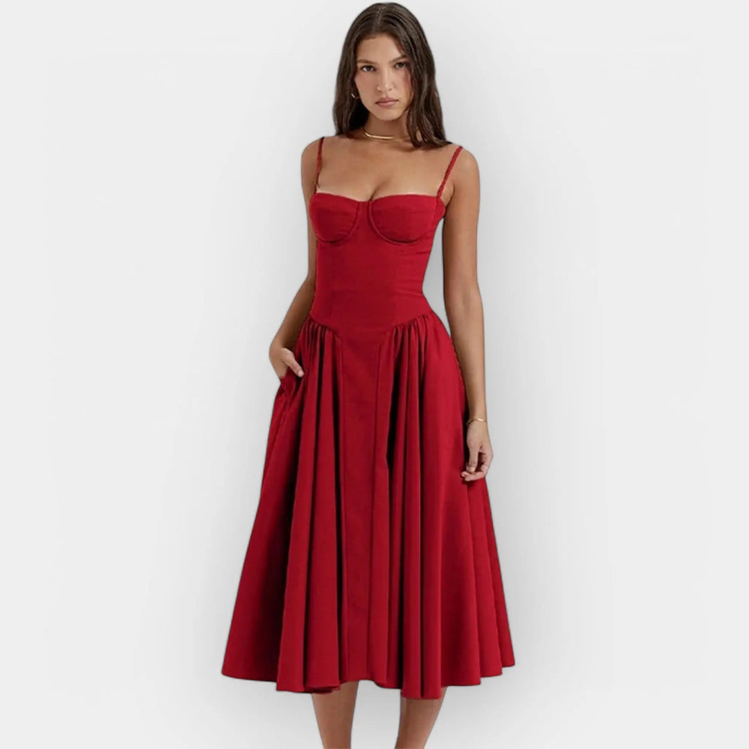 Refined Midi Dress for Summer Jasmine's Boutique Australia