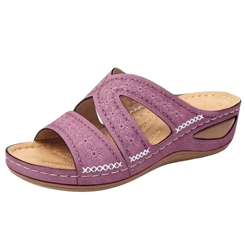 Cutout Comfort Slip-On Sandals Jasmine's Boutique Australia