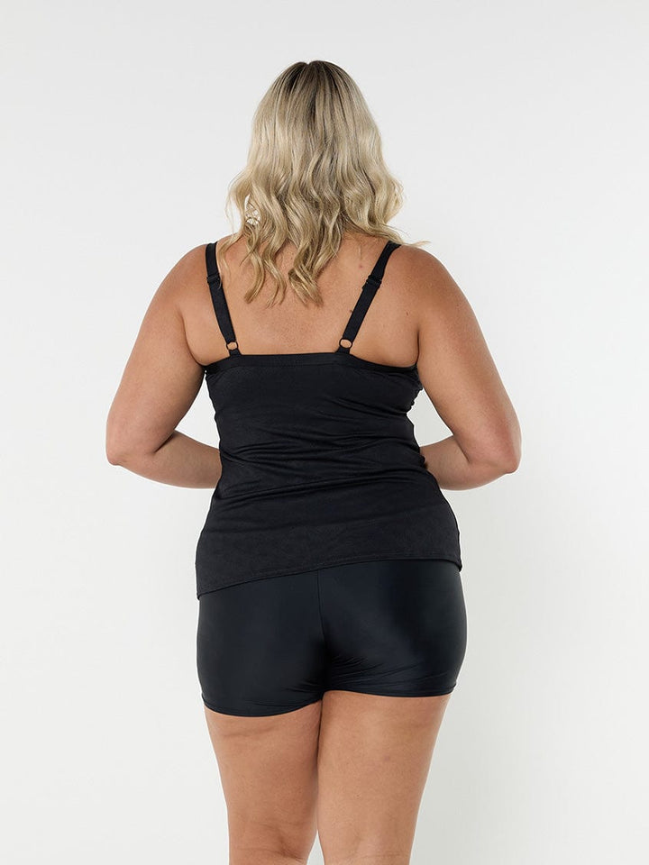 Black and White Underwire Tankini Top Jasmine's Boutique Australia