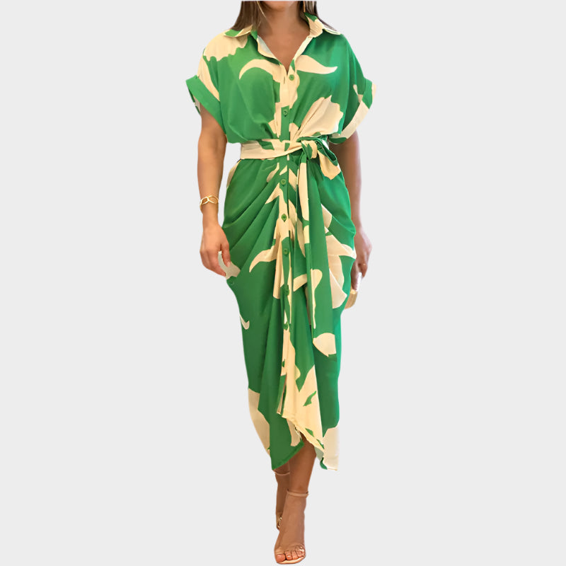 Dress with Puff Collar and Elegant Line Jasmine's Boutique Australia