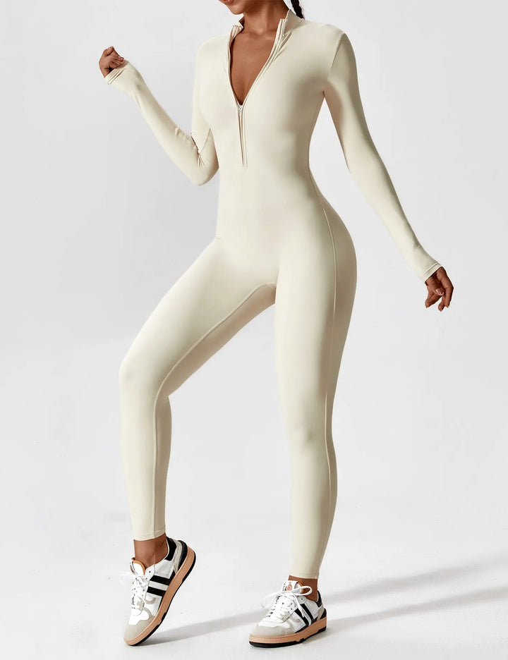 SleekFlex Zip-Up Jumpsuit Jasmine's Boutique Australia