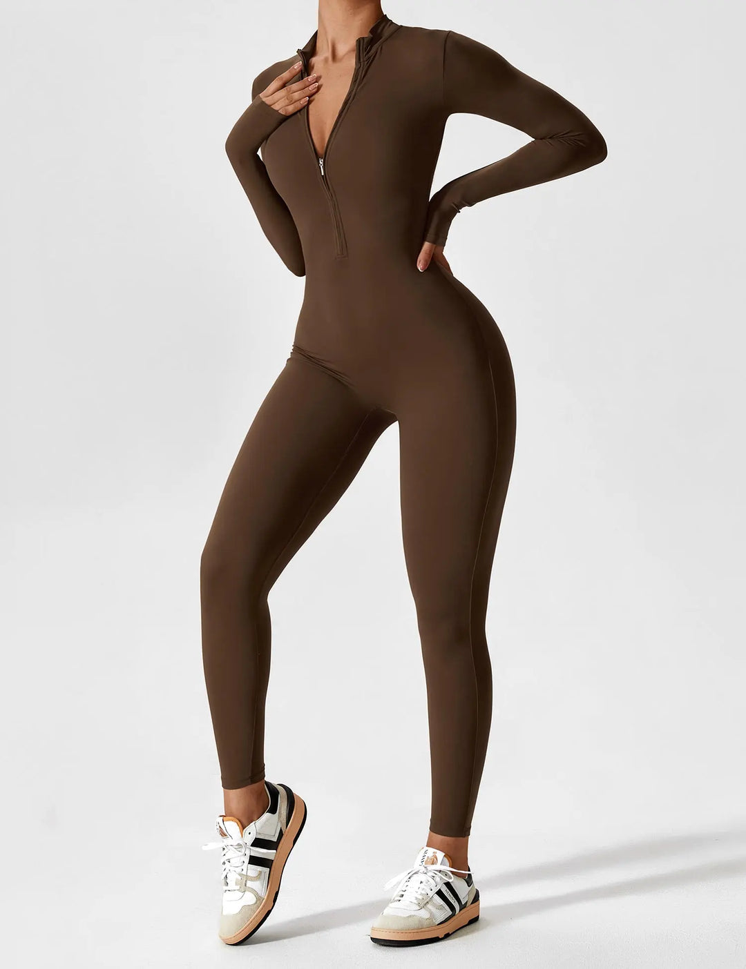 SleekFlex Zip-Up Jumpsuit Jasmine's Boutique Australia
