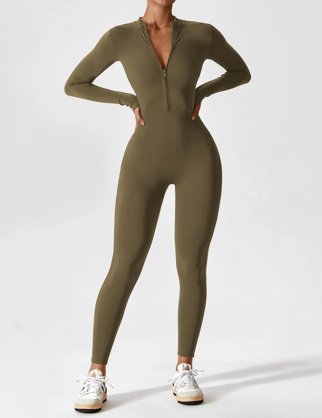 SleekFlex Zip-Up Jumpsuit Jasmine's Boutique Australia