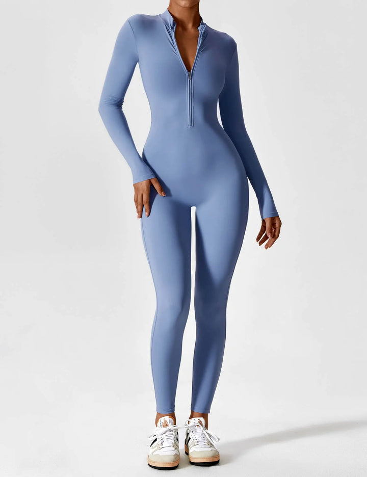 SleekFlex Zip-Up Jumpsuit Jasmine's Boutique Australia