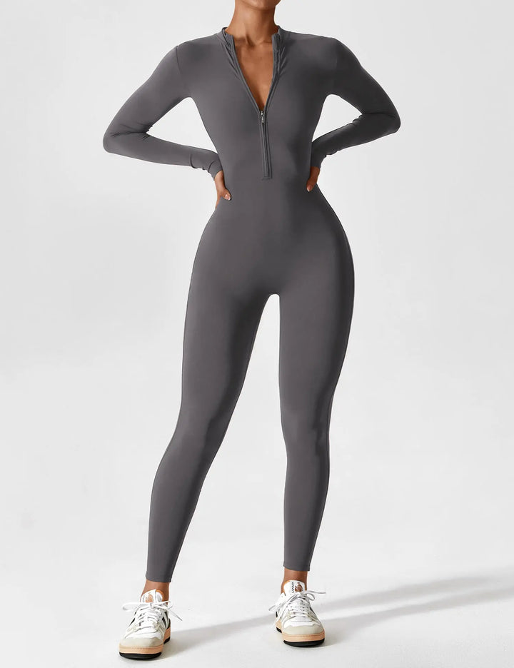 SleekFlex Zip-Up Jumpsuit Jasmine's Boutique Australia