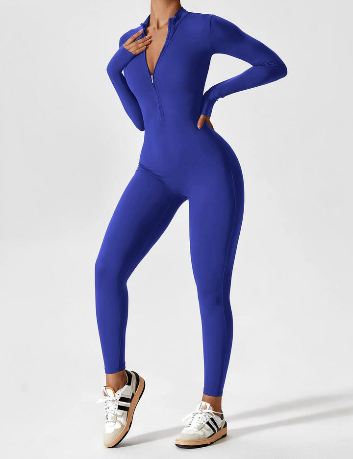 SleekFlex Zip-Up Jumpsuit Jasmine's Boutique Australia