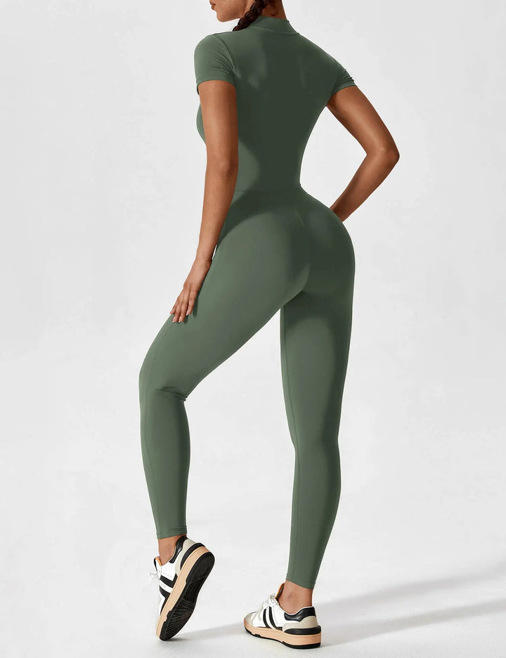 SleekFlex Zip-Up Jumpsuit Jasmine's Boutique Australia