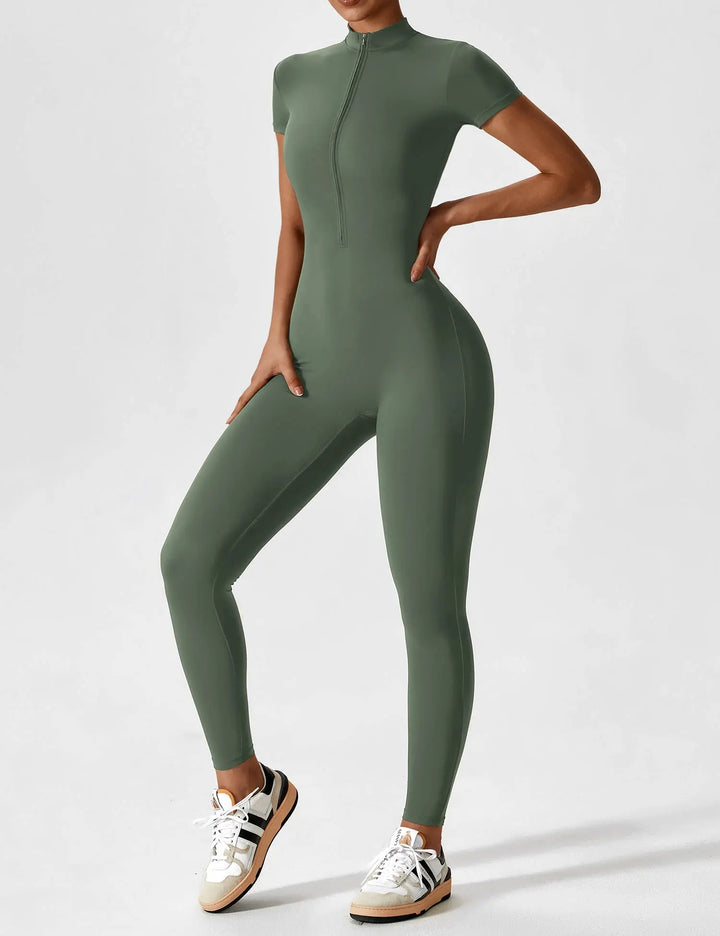 SleekFlex Zip-Up Jumpsuit Jasmine's Boutique Australia