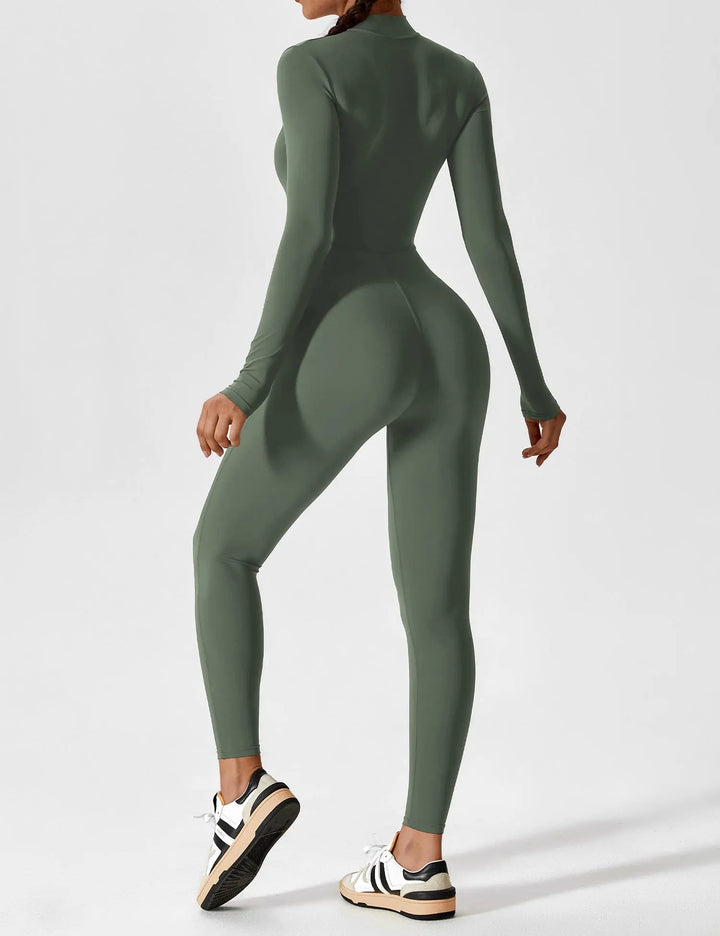 SleekFlex Zip-Up Jumpsuit Jasmine's Boutique Australia